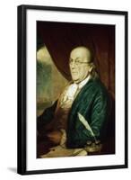 Portrait of Benjamin Franklin-null-Framed Photographic Print