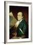 Portrait of Benjamin Franklin-null-Framed Photographic Print