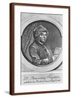 Portrait of Benjamin Franklin-null-Framed Giclee Print
