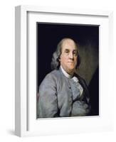 Portrait of Benjamin Franklin-Joseph Siffred Duplessis-Framed Giclee Print