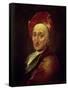 Portrait of Bernard Le Bovier, Sieur de Fontenelle-Hyacinthe Rigaud-Framed Stretched Canvas