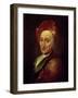 Portrait of Bernard Le Bovier, Sieur de Fontenelle-Hyacinthe Rigaud-Framed Giclee Print