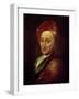 Portrait of Bernard Le Bovier, Sieur de Fontenelle-Hyacinthe Rigaud-Framed Giclee Print