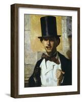 Portrait of Bernardo Celentano, 1859-Domenico Morelli-Framed Giclee Print