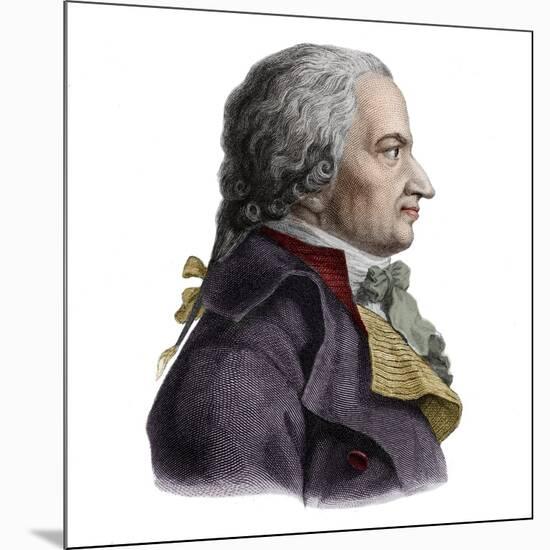 Portrait of Bernt Anker (1746-1805) Norwegian shipowner-French School-Mounted Giclee Print