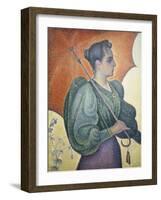 Portrait of Bertha Signac-Paul Signac-Framed Giclee Print