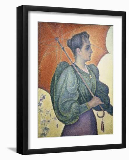 Portrait of Bertha Signac-Paul Signac-Framed Giclee Print