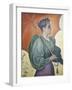 Portrait of Bertha Signac-Paul Signac-Framed Giclee Print