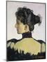 Portrait of Berthe Jacques, Artist's Wife, 1894-Ferdinand Hodler-Mounted Giclee Print