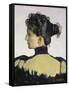 Portrait of Berthe Jacques, Artist's Wife, 1894-Ferdinand Hodler-Framed Stretched Canvas