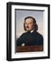 Portrait of Berthold Auerbach, 1846-Rudolf Julius Benno Huebner-Framed Giclee Print