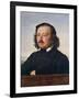 Portrait of Berthold Auerbach, 1846-Rudolf Julius Benno Huebner-Framed Giclee Print