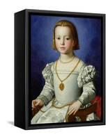 Portrait of Bia De' Medici, c.1542-Agnolo Bronzino-Framed Stretched Canvas