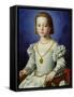 Portrait of Bia De' Medici, c.1542-Agnolo Bronzino-Framed Stretched Canvas