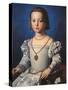 Portrait of Bia De Medici-Agnolo Bronzino-Stretched Canvas