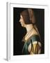 Portrait of Bianca Maria Sforza, Painting by Giovanni Ambrogio De Predis, 1493-null-Framed Giclee Print