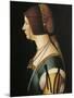 Portrait of Bianca Maria Sforza, Painting by Giovanni Ambrogio De Predis, 1493-null-Mounted Giclee Print