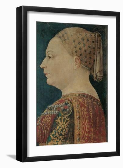 Portrait of Bianca Maria Sforza-null-Framed Giclee Print