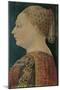 Portrait of Bianca Maria Sforza-null-Mounted Giclee Print