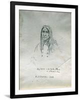 Portrait of Big Canoe Or-Tunta Tle-A or Nek-Hal-Tsa-Gustav Sohon-Framed Giclee Print