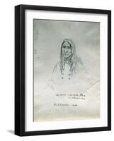 Portrait of Big Canoe Or-Tunta Tle-A or Nek-Hal-Tsa-Gustav Sohon-Framed Giclee Print