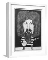 Portrait of Billy Connolly, Illustration for 'The Listener', 1970s-Barry Fantoni-Framed Giclee Print