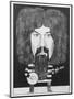 Portrait of Billy Connolly, Illustration for 'The Listener', 1970s-Barry Fantoni-Mounted Premium Giclee Print