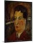 Portrait of Bisceglia (Portrait of a Young Man), c.1909-Amedeo Modigliani-Mounted Giclee Print