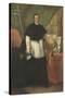 Portrait of Bishop Andrew Benedict Ganassoni-Alessandro Longhi-Stretched Canvas