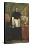 Portrait of Bishop Andrew Benedict Ganassoni-Alessandro Longhi-Stretched Canvas
