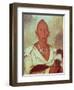 Portrait of Black Hawk, Indian Chief-George Catlin-Framed Giclee Print