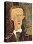 Portrait of Blaise Cendrars-Amedeo Modigliani-Stretched Canvas