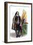 Portrait of Blaise Pascal (1623-1662), French mathematician and writer-French School-Framed Giclee Print