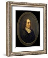 Portrait of Blaise Pascal-null-Framed Giclee Print