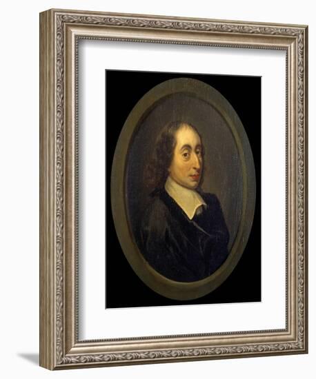 Portrait of Blaise Pascal-null-Framed Giclee Print