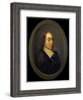 Portrait of Blaise Pascal-null-Framed Giclee Print