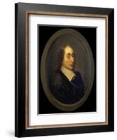 Portrait of Blaise Pascal-null-Framed Giclee Print