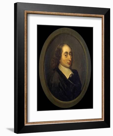 Portrait of Blaise Pascal-null-Framed Giclee Print