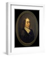 Portrait of Blaise Pascal-null-Framed Giclee Print