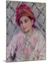 Portrait of Blanche Hoschede-Claude Monet-Mounted Giclee Print