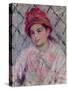 Portrait of Blanche Hoschede-Claude Monet-Stretched Canvas