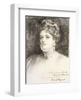 Portrait of Blanche Marchesi, 1910-John Singer Sargent-Framed Giclee Print