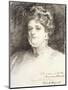 Portrait of Blanche Marchesi, 1910-John Singer Sargent-Mounted Giclee Print