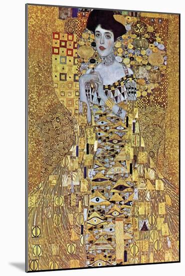 Portrait of Block-Bauer-Gustav Klimt-Mounted Art Print