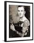 Portrait of Bob Shaw Showing of His Tattooed Sleeves by Bert Grimm, C.1942-null-Framed Photographic Print