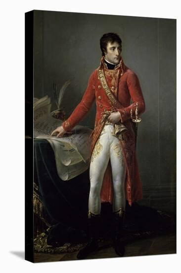 Portrait of Bonaparte-Antoine-Jean Gros-Stretched Canvas