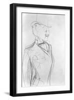 Portrait of Boni De Castellane (Pencil on Paper)-Sem-Framed Giclee Print