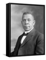 Portrait of Booker T. Washington-Stocktrek Images-Framed Stretched Canvas