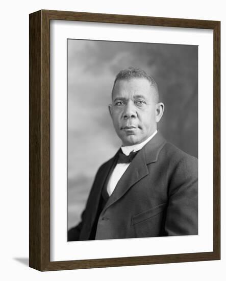 Portrait of Booker T. Washington-Stocktrek Images-Framed Photographic Print