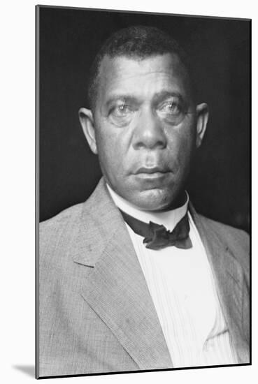 Portrait of Booker T. Washington-null-Mounted Art Print